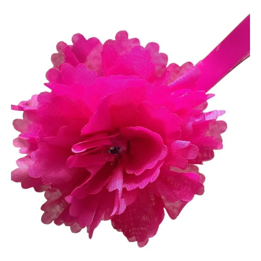 Charming Pink Floral Kids Belt